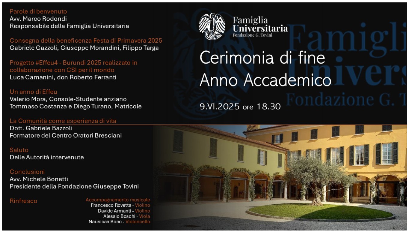 09/06/2025 - CERIMONIA DI FINE ANNO ACCADEMICO 24/25